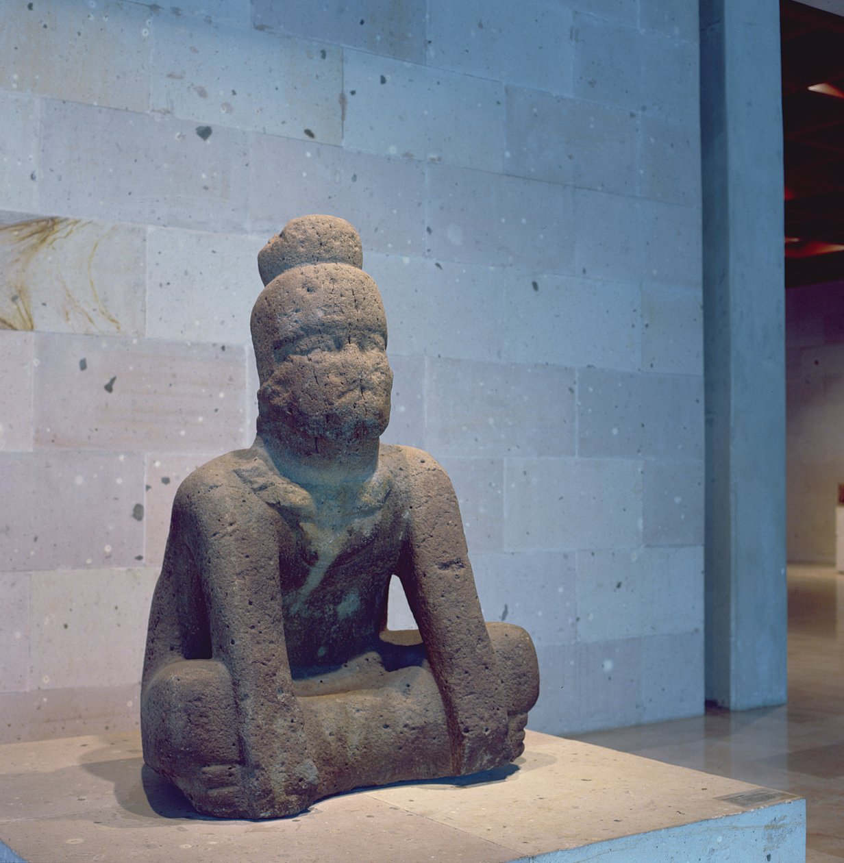 Statue, Cuauhtotolapan, Veracruz, Pre-Classic Period by Olmec