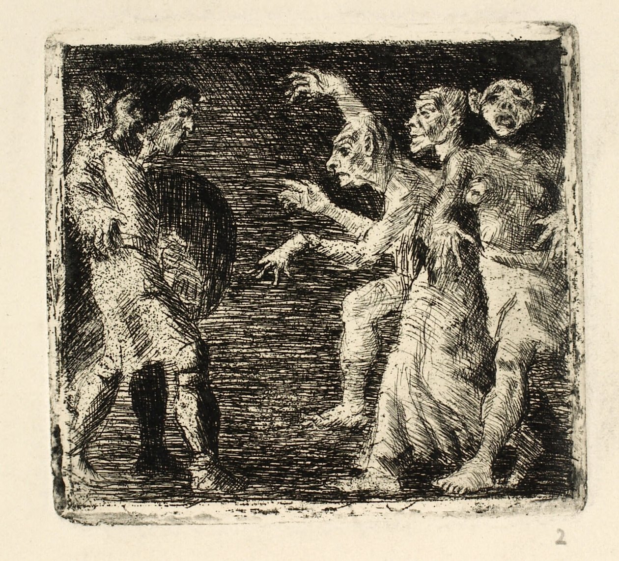 Macbeth and the Witches by Oluf Hartmann