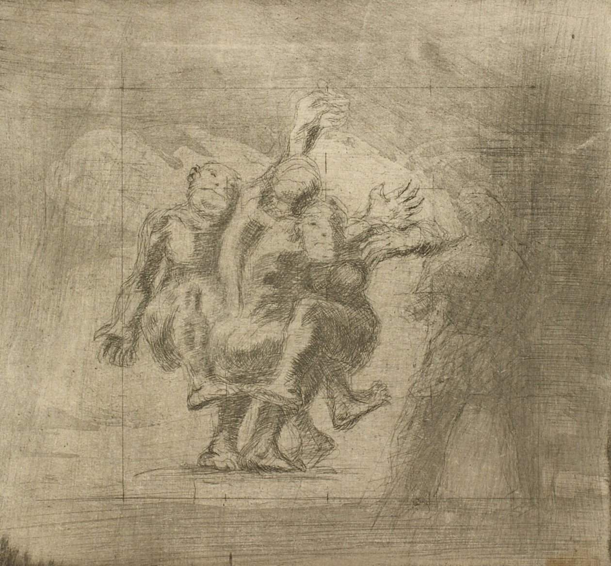 Macbeth and the Witches by Oluf Hartmann