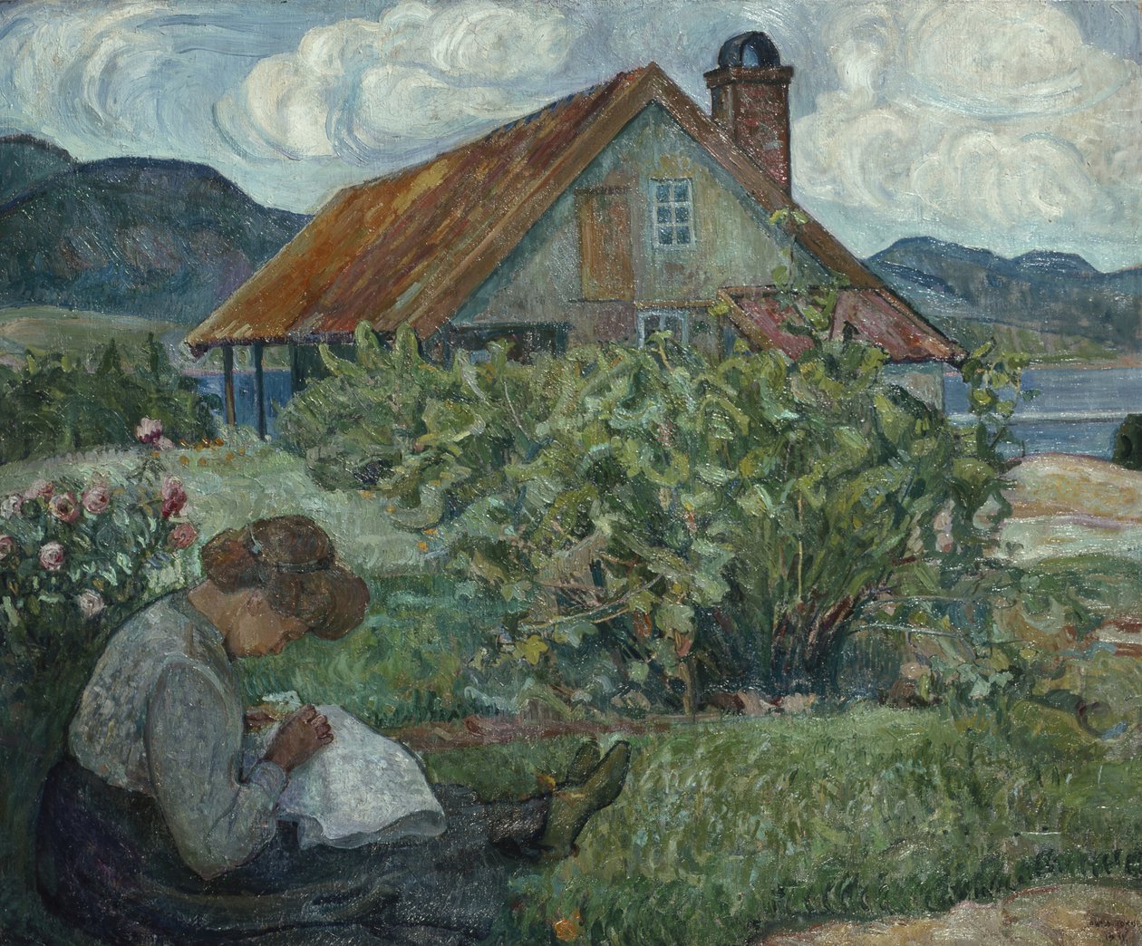 Gogga Sewing by Oluf Wold Thorne