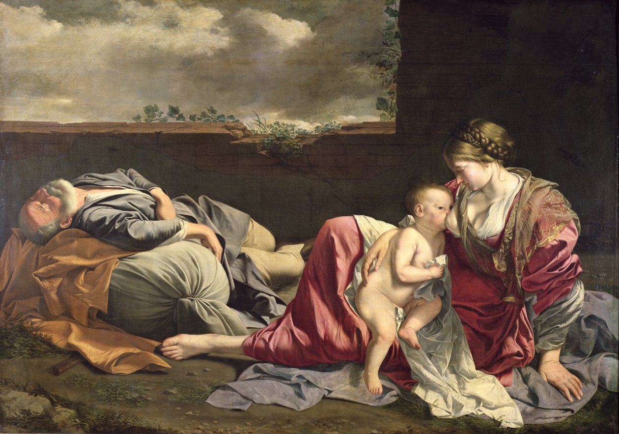 The Rest on the Flight into Egypt by Orazio Gentileschi