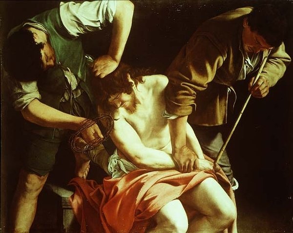 Crowning with Thorns by Orazio Gentileschi