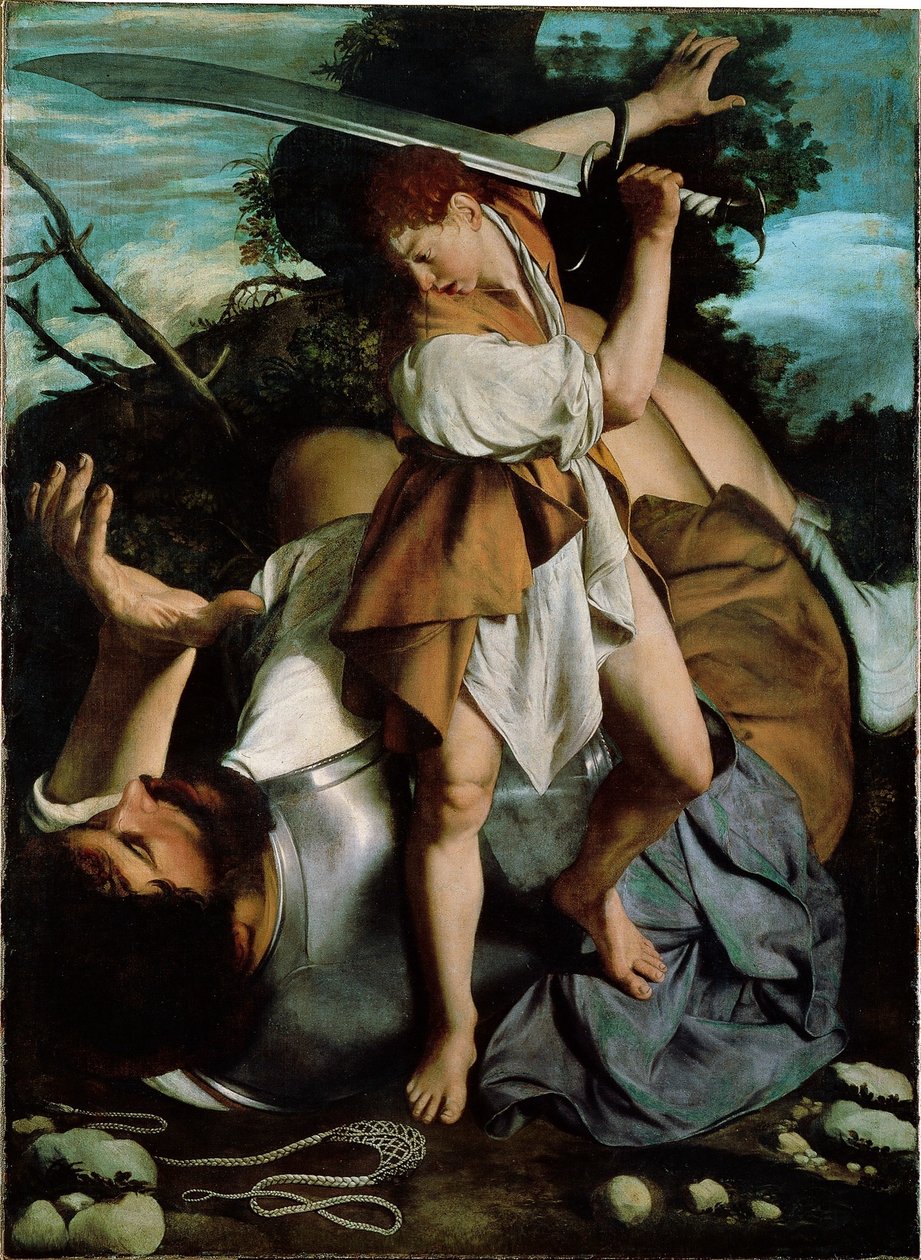 David and Goliath by Orazio Gentileschi