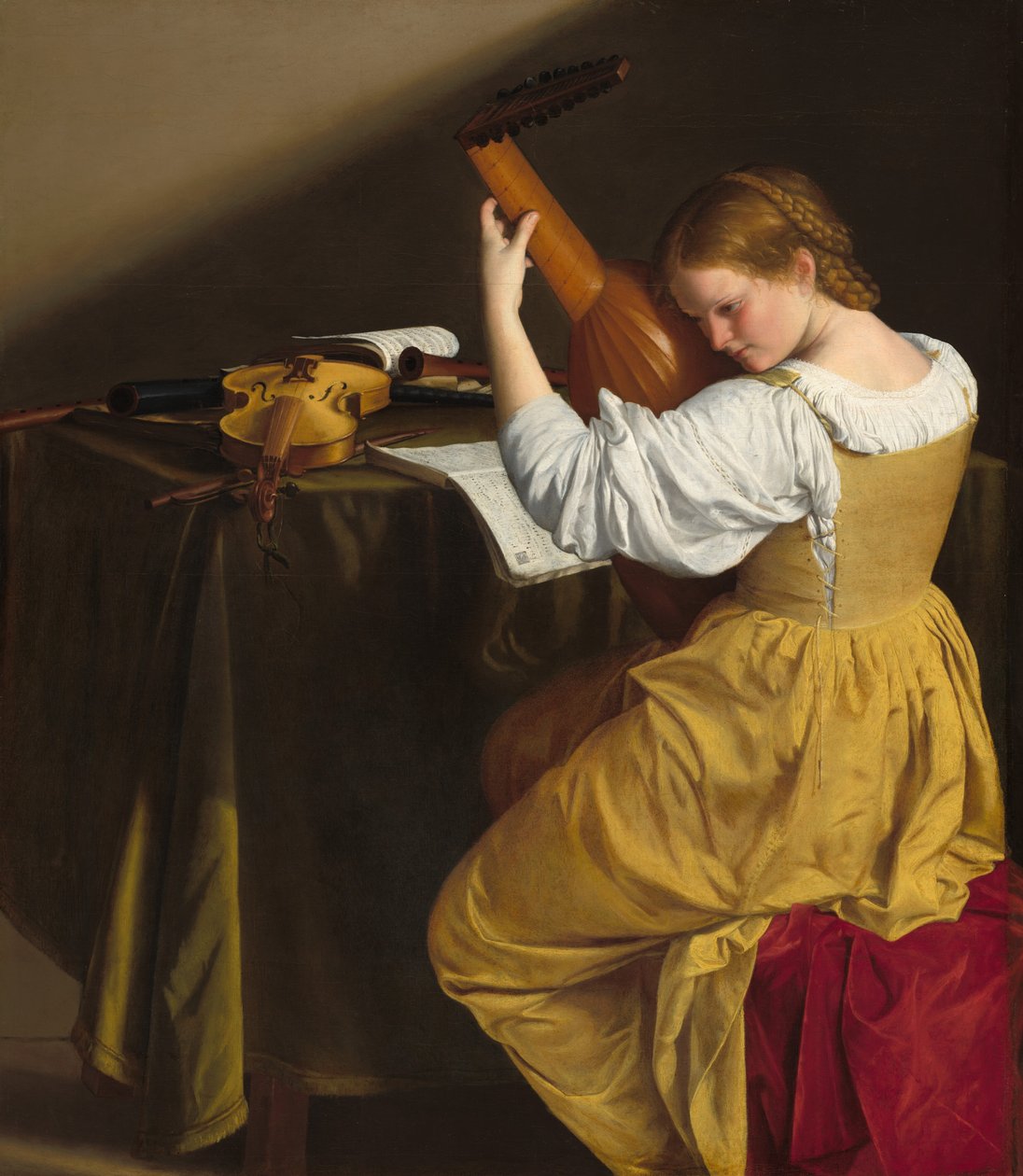 The Lute Player by Orazio Gentileschi