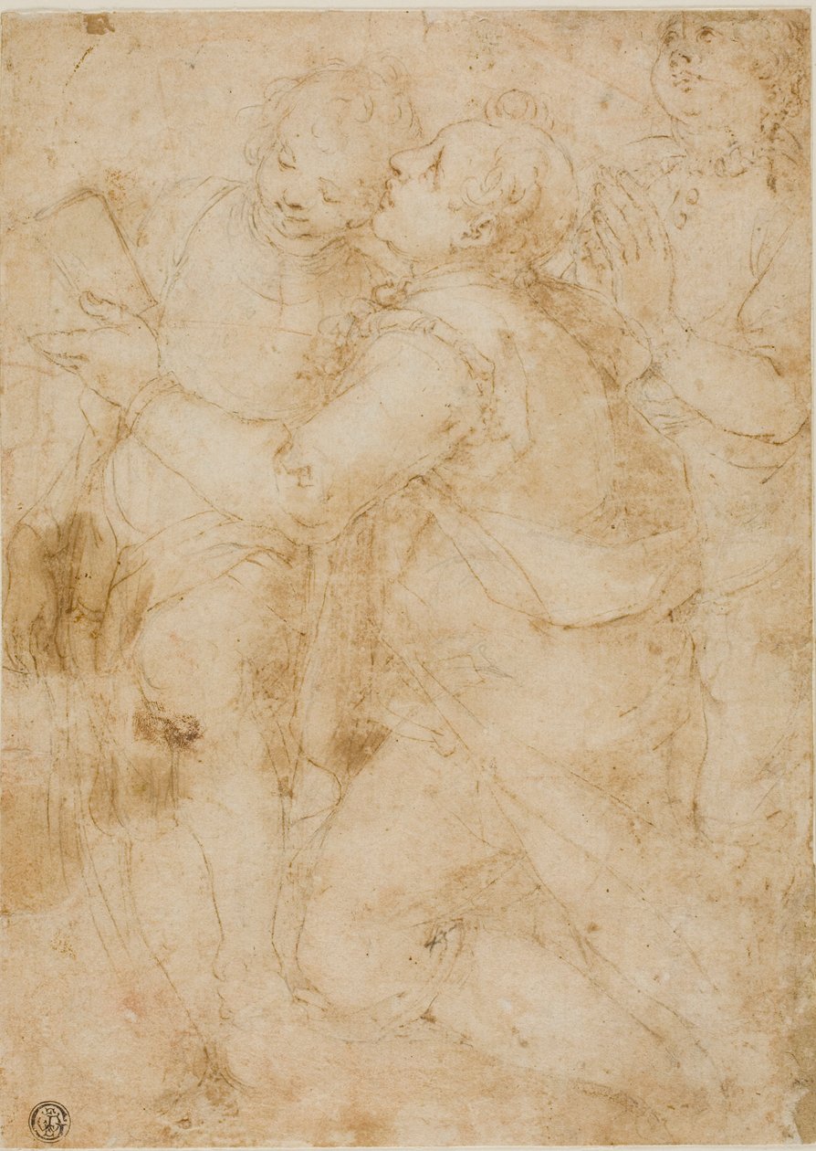 Three Youths in Prayer by Orazio Samacchini