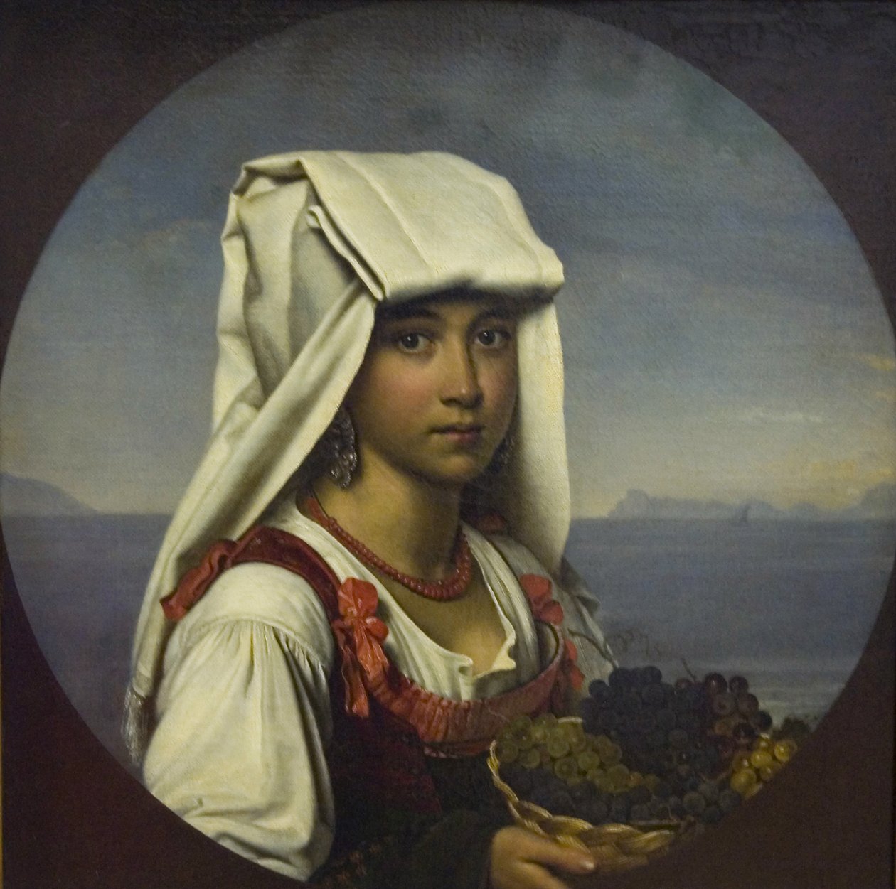 Neapolitan Girl with Fruits, 1831 by Orest Adamovich Kiprensky