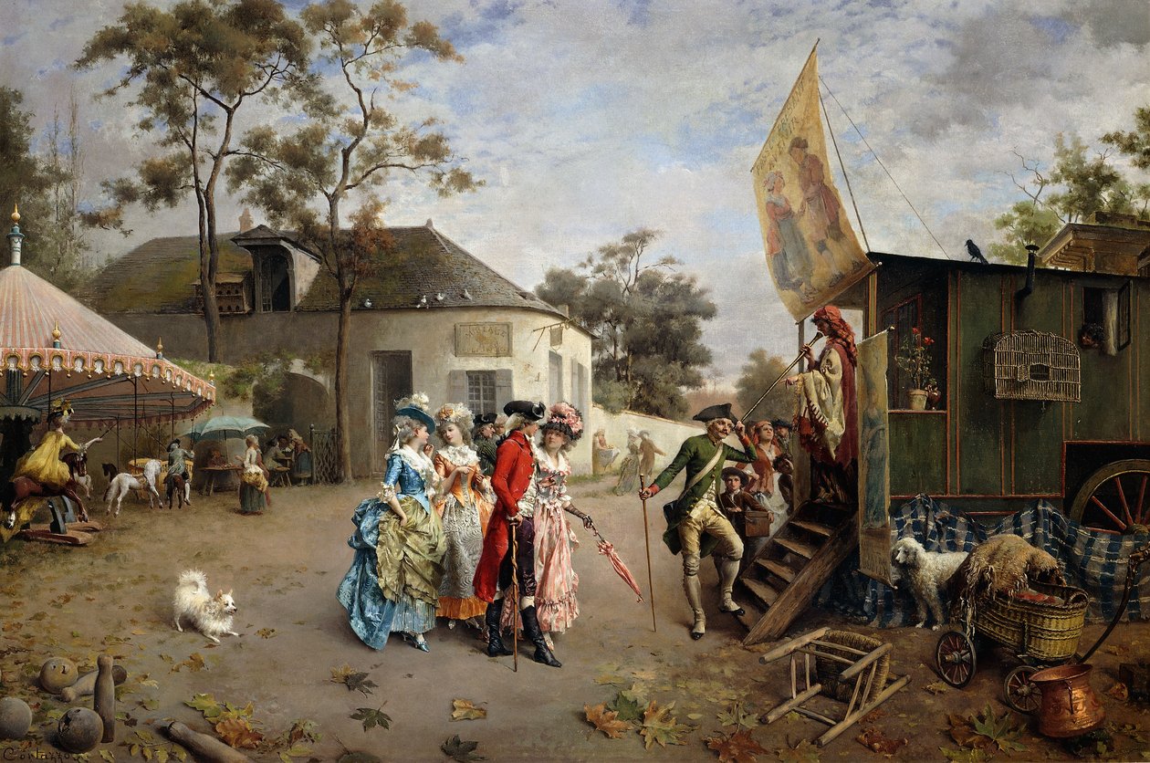 The Fortune Teller by Oreste Cortazzo