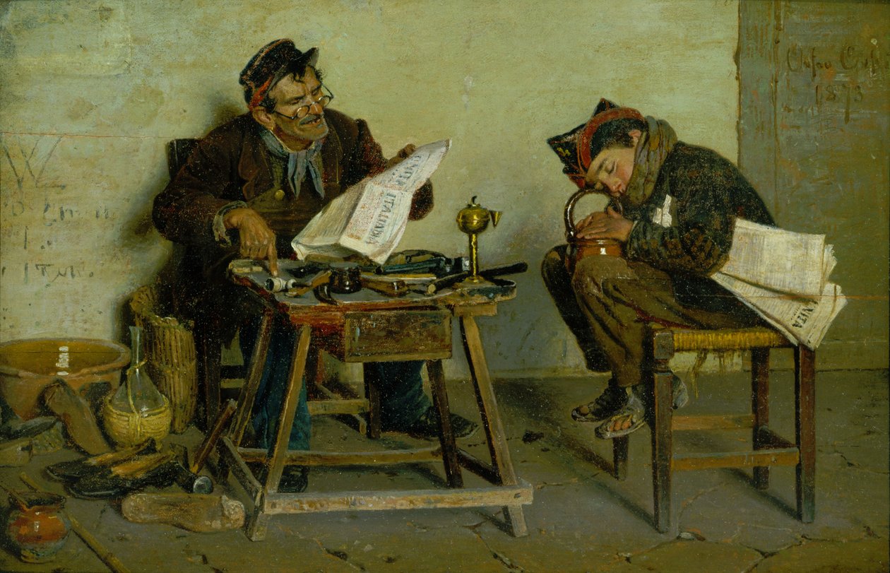 A Political Cobbler by Orfeo Orfei