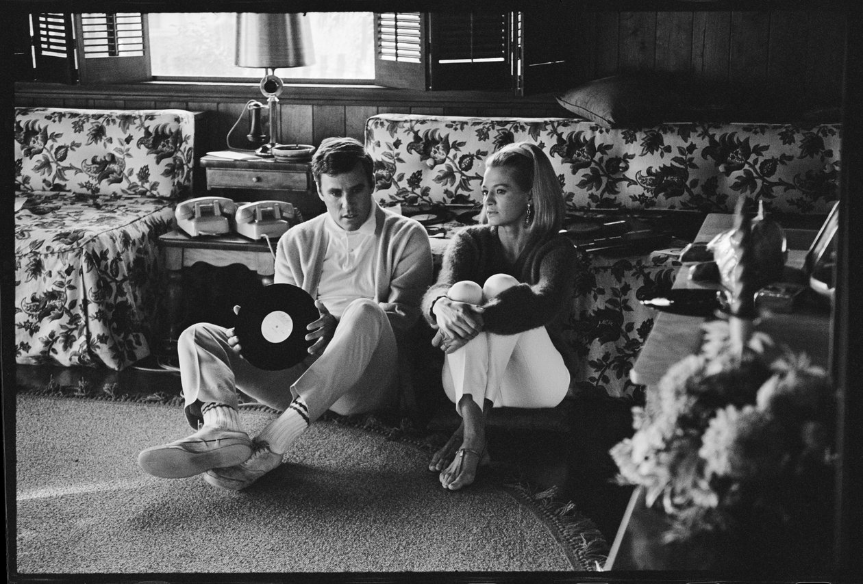 Burt Bacharach at home with Angie Dickinson by Orlando Suero