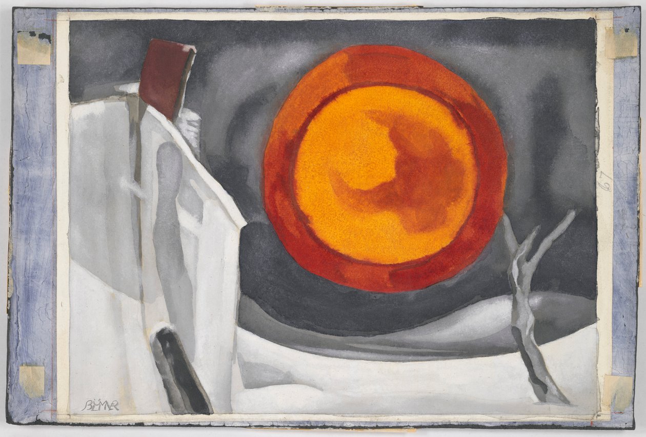 The Lamp of Sleep by Oscar Bluemner