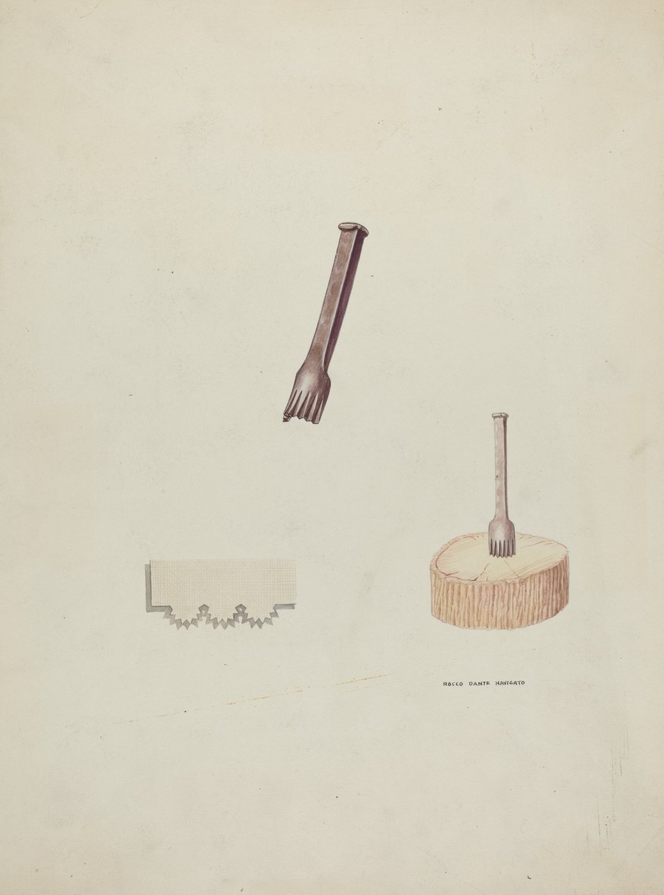 Plinker and Wood Block by Oscar Bluhme