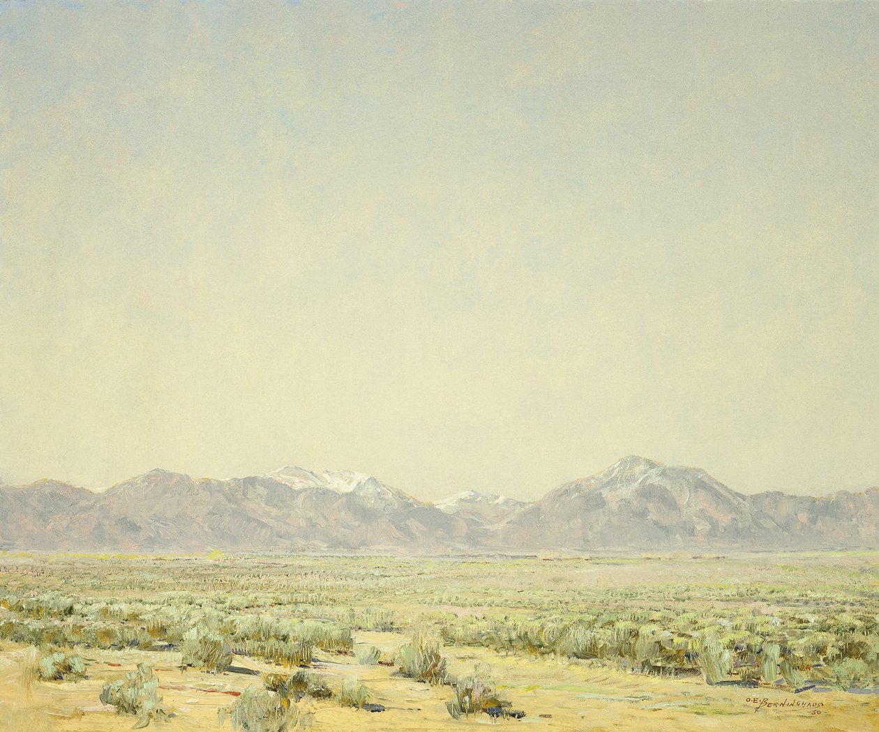 Taos Valley by Oscar Edward Berninghaus