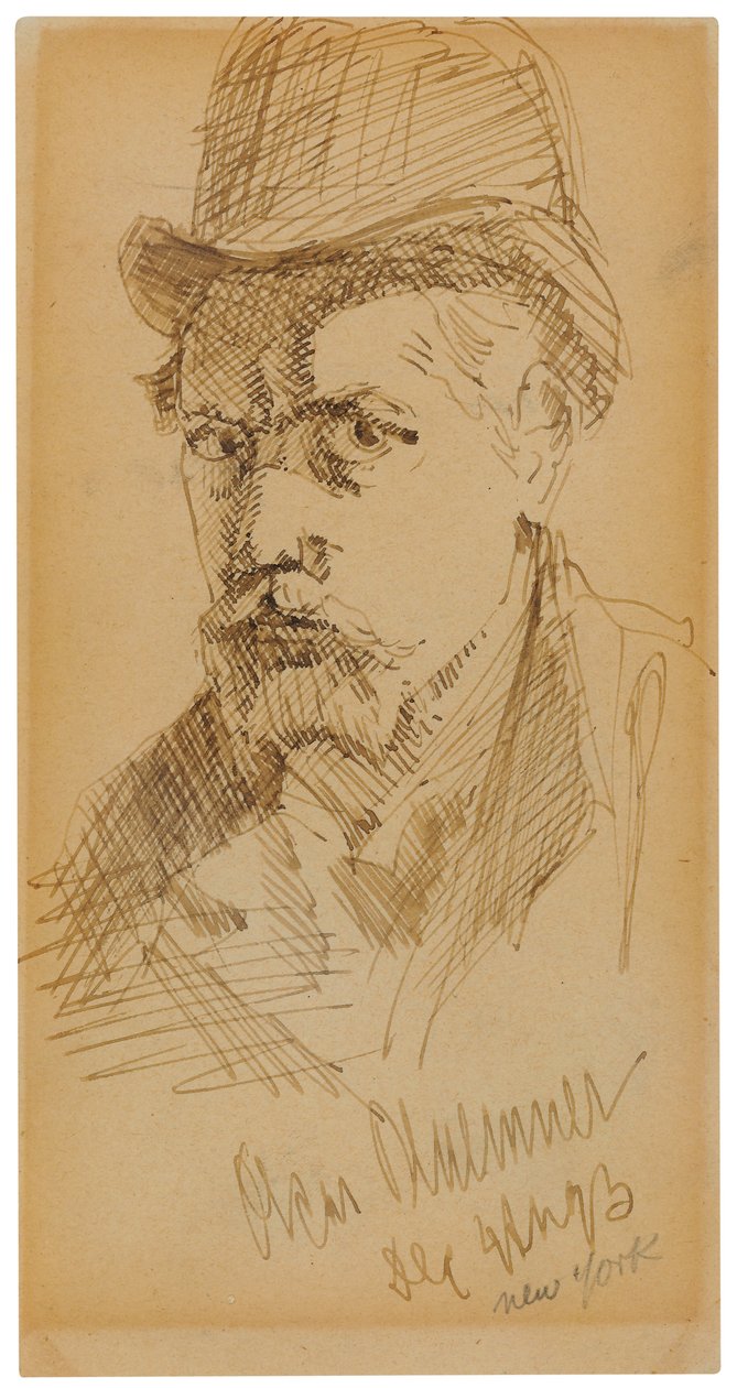 Self-Portrait by Oscar Florianus Bluemner
