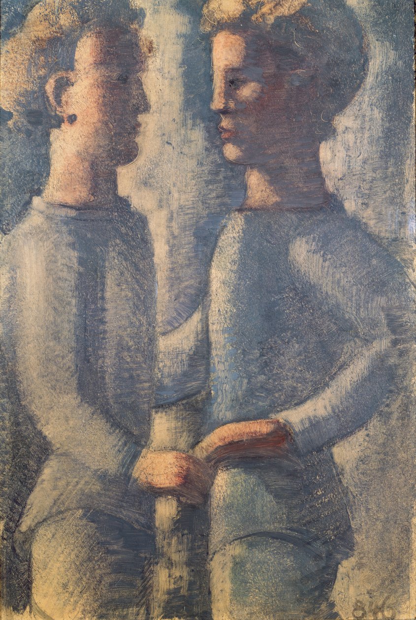 Two Friends by Oskar Schlemmer