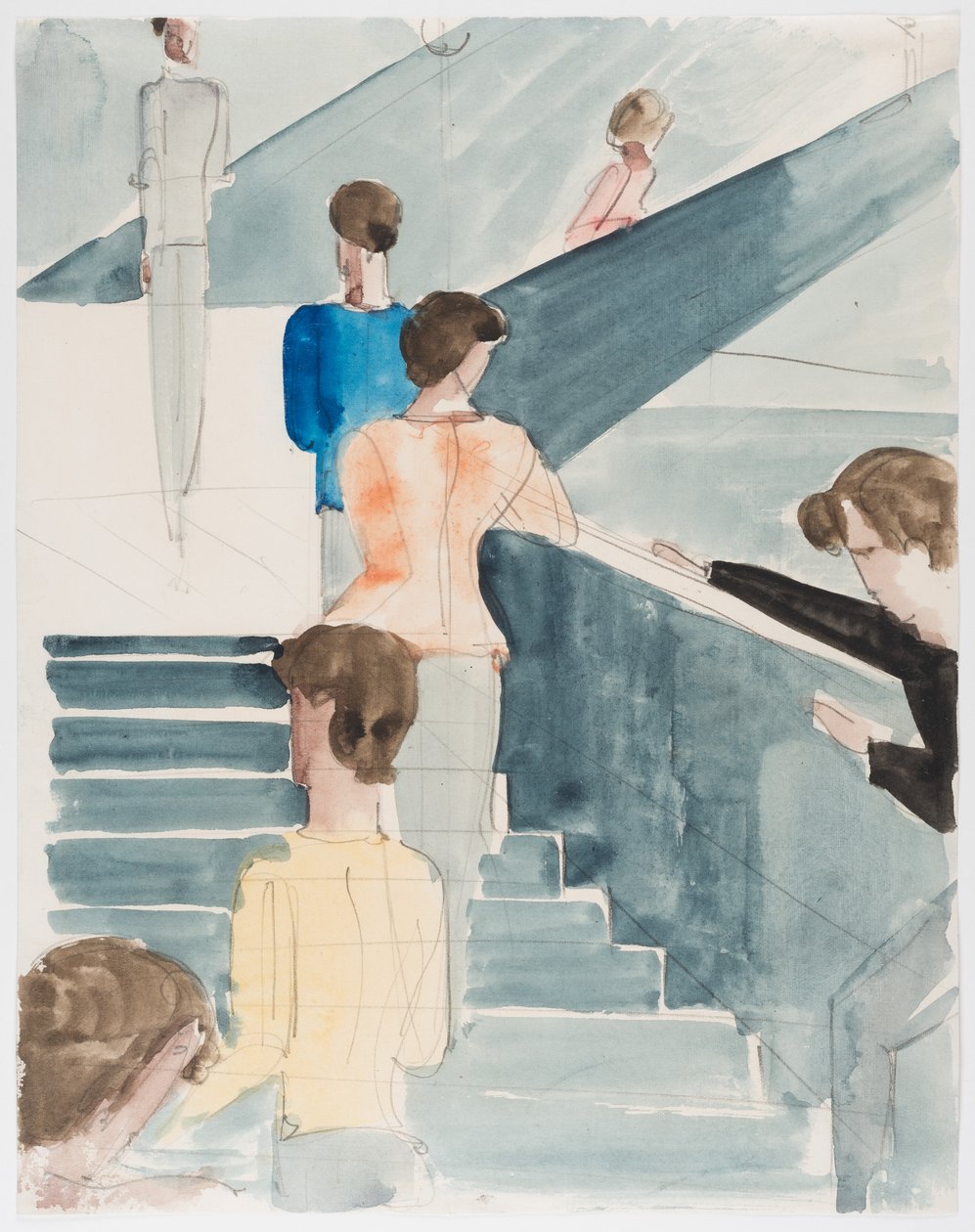 Bauhaus Stairway by Oskar Schlemmer