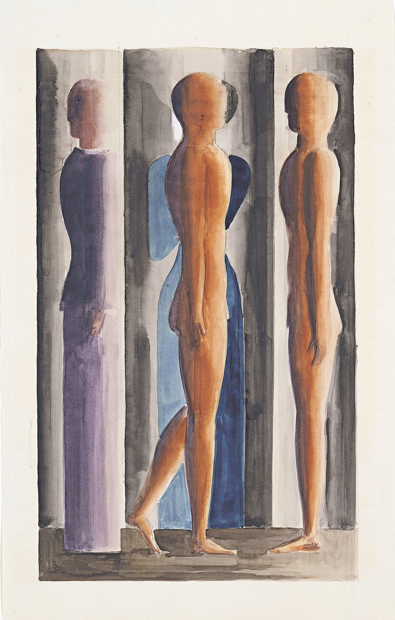 Formation. Tri-Partition, 1926 by Oskar Schlemmer