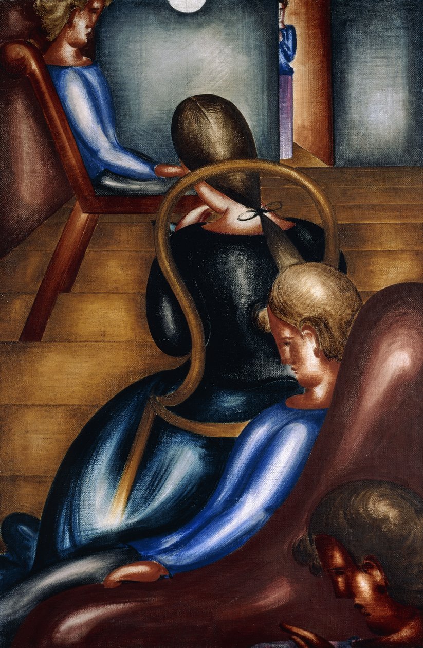 Large Sedentary Group 1 by Oskar Schlemmer