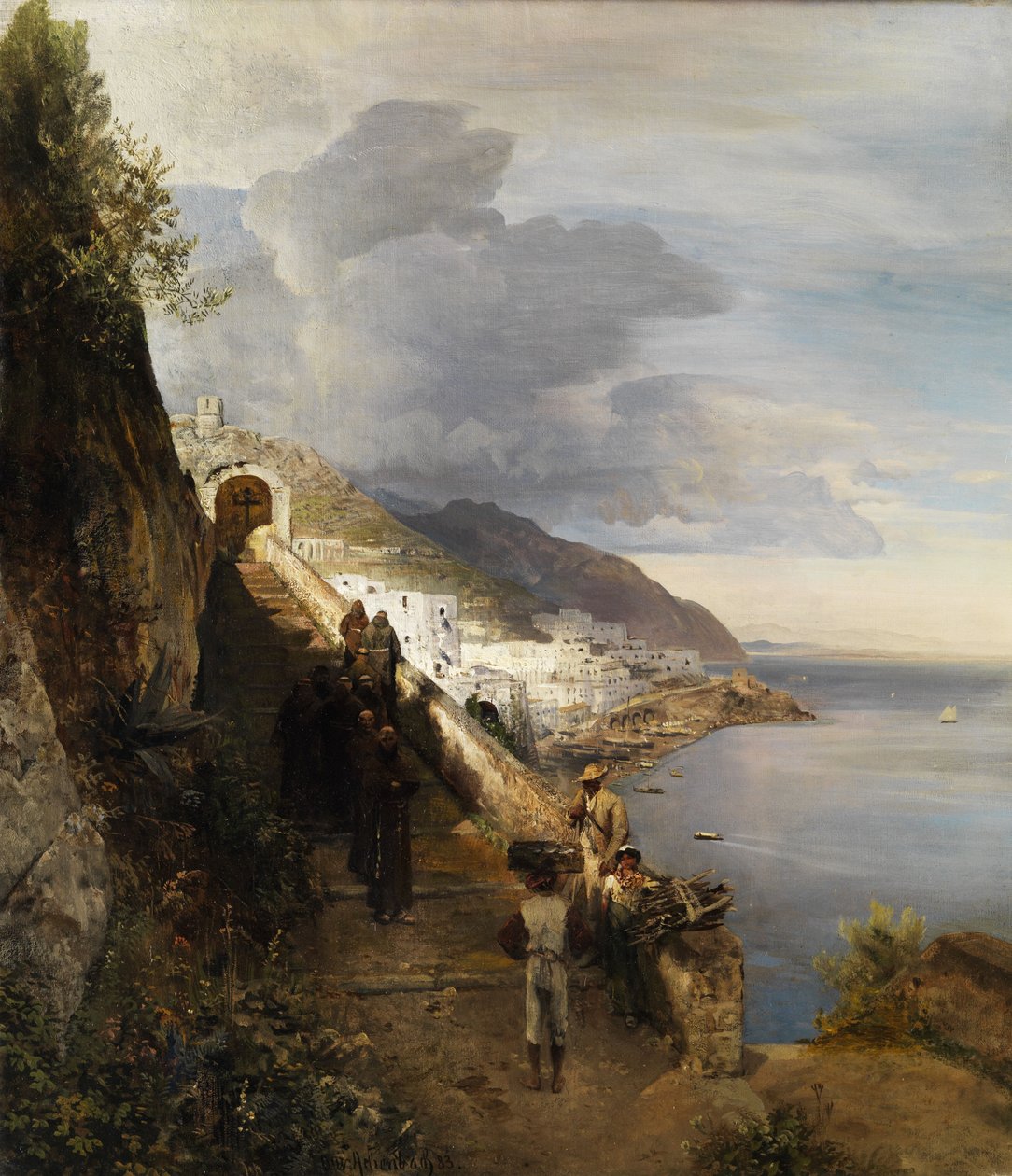 The Amalfi Coast by Oswald Achenbach
