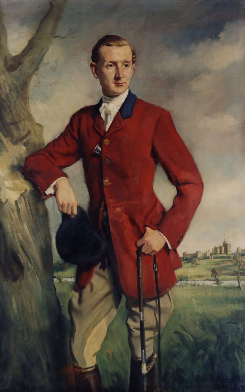Portrait of Hugh by Oswald Hornby Joseph Birley