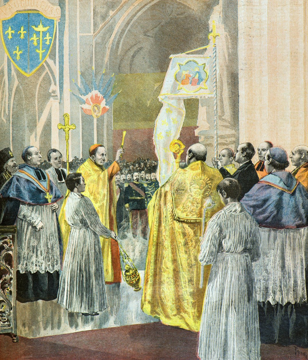 Church Tribute to Joan of Arc by Oswaldo Tofani