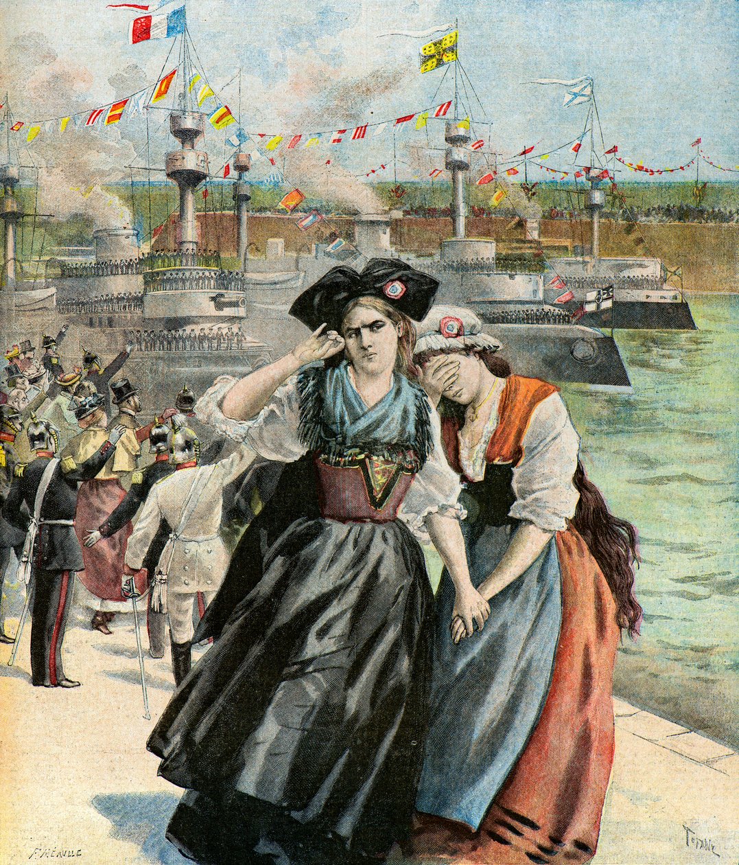 Inauguration of the Kiel Canal by Oswaldo Tofani
