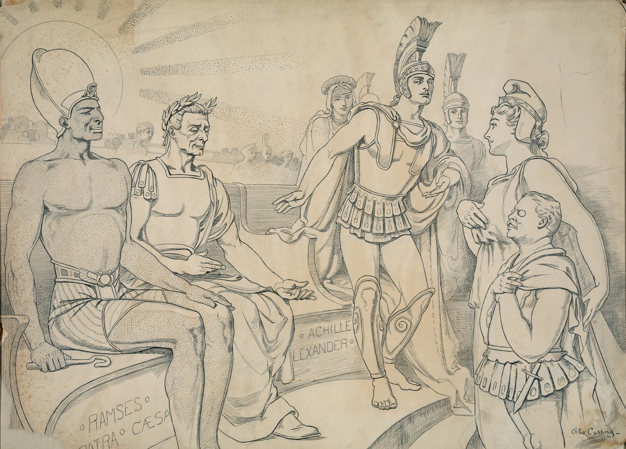Pallas Columbia requests for him a place in history by Otho Cushing