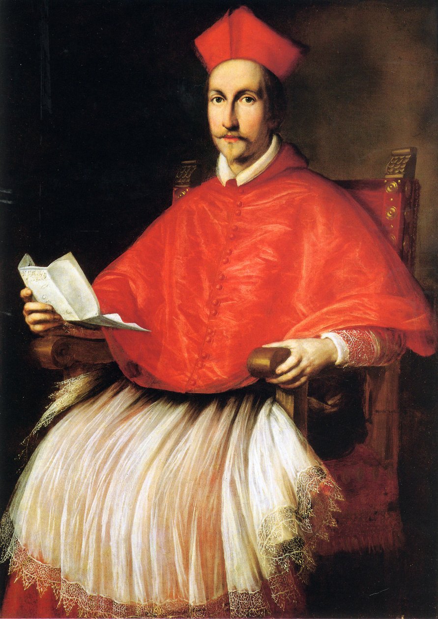 Portrait of Cardinal Francesco Barberini by Ottavio Leoni