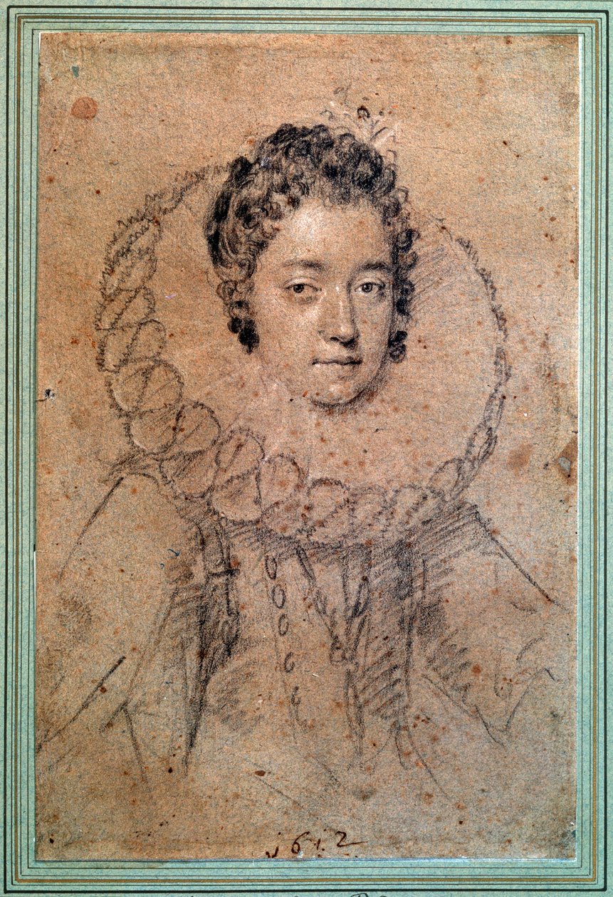 Female Portrait, 1612 by Ottavio Mario Leoni