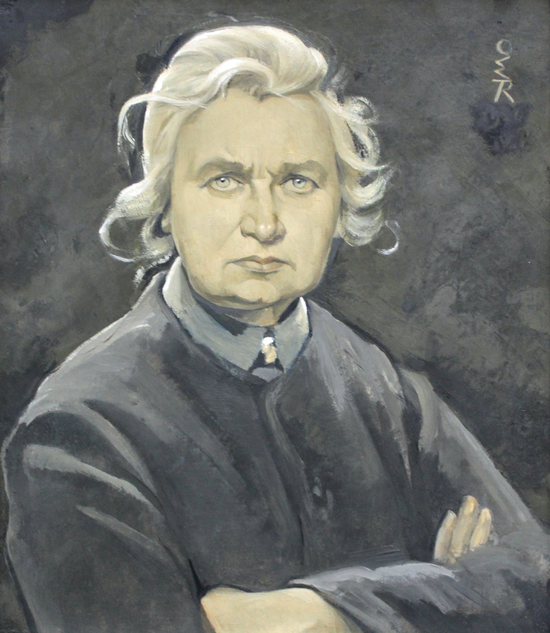 Self-Portrait with Folded Arms by Ottilie Roederstein