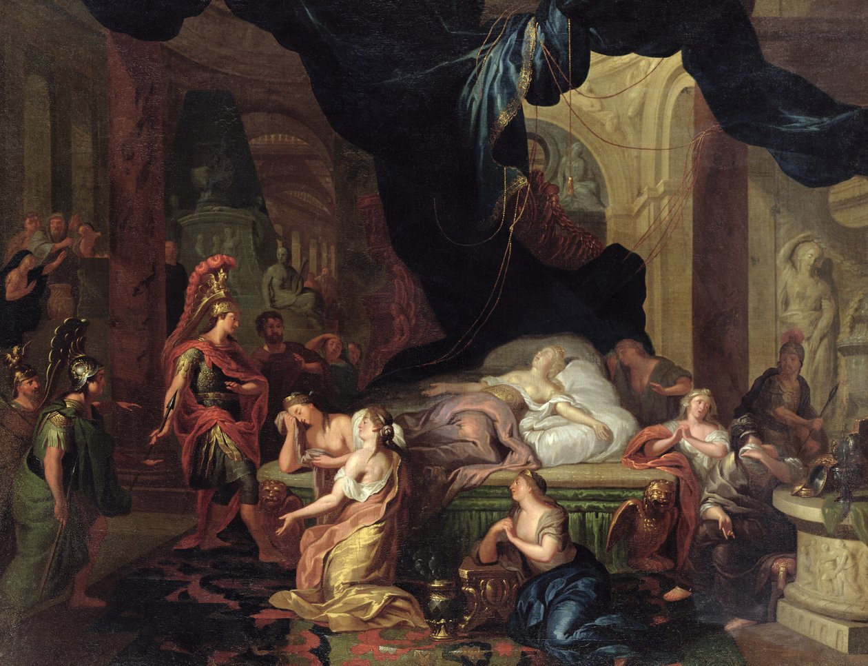 The Death of Cleopatra by Ottmar, the Younger Elliger