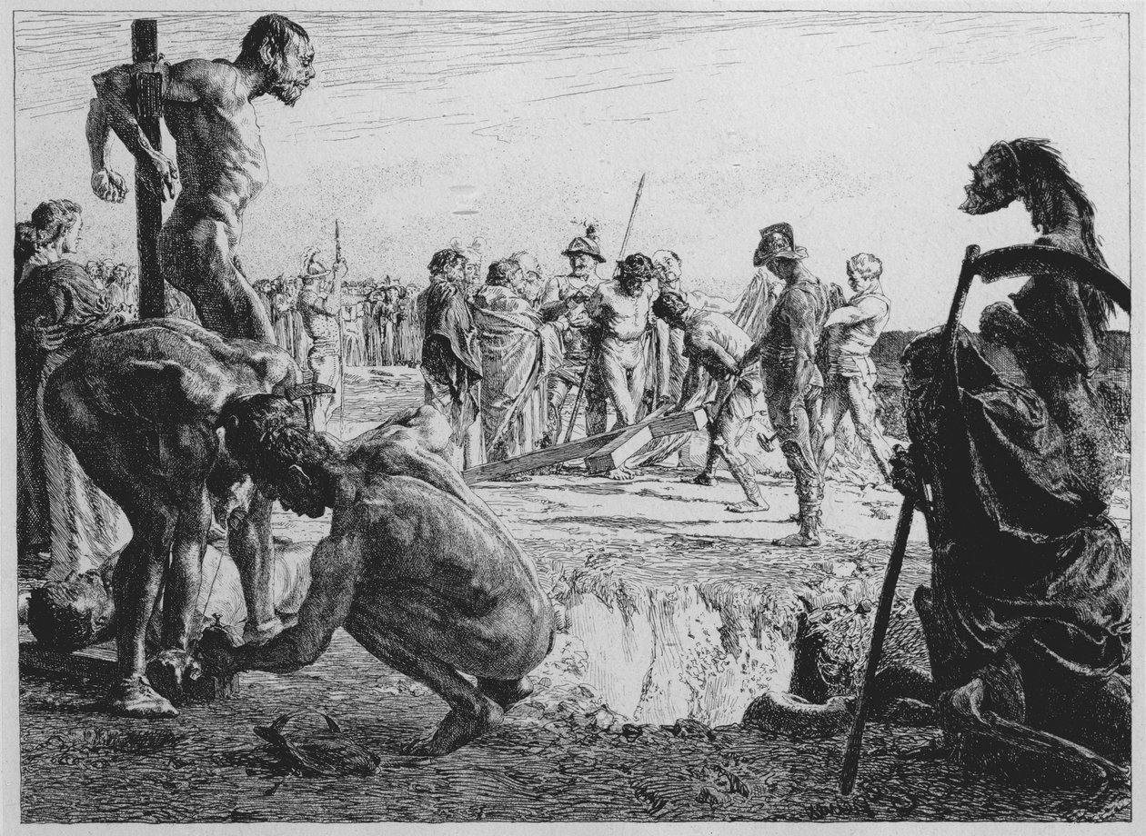 Golgotha, 1896 by Otto Greiner