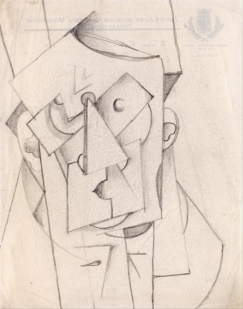 Cubist Composition – The Head by Otto Gutfreund