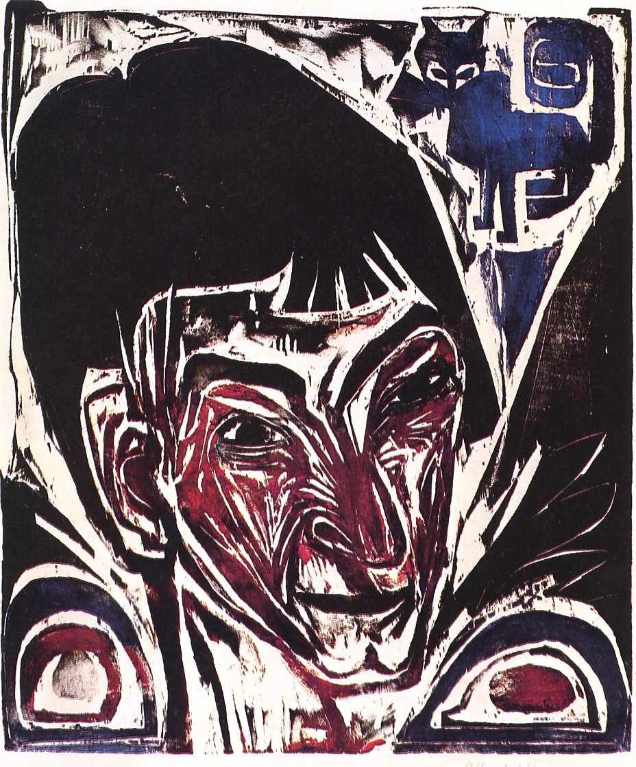 Portrait of Otto Mueller by Otto Mueller