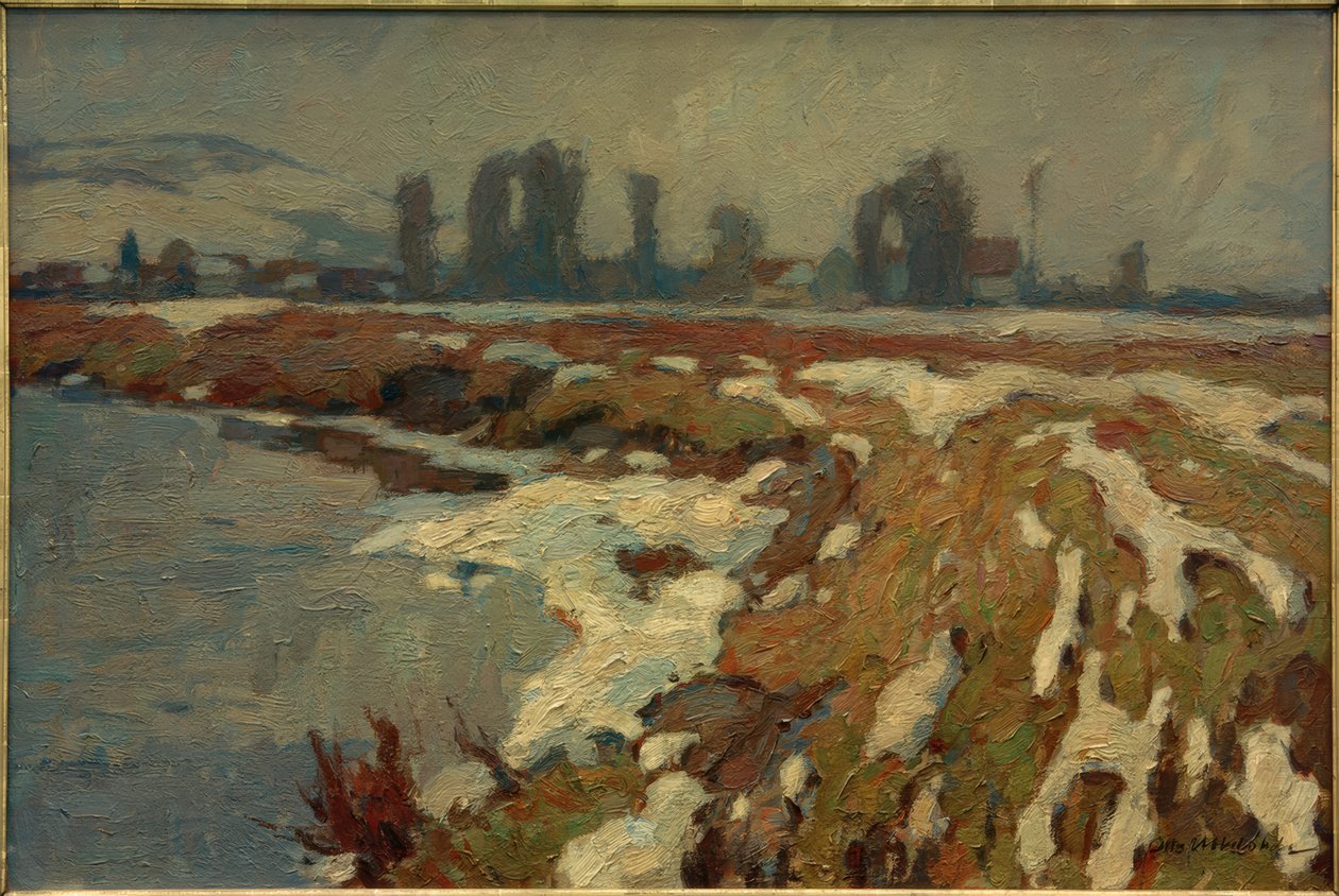 Thaw on the Lahn by Otto Ubbelohde