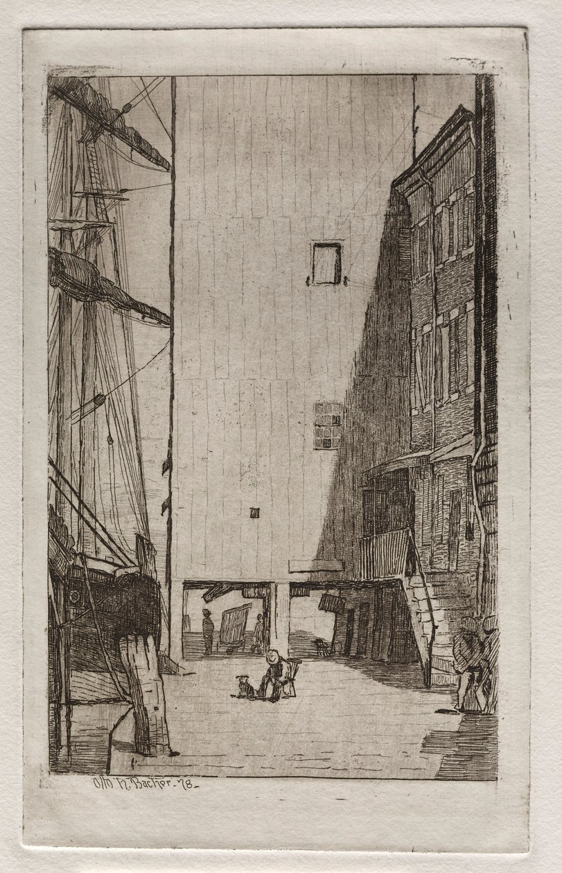 Ship and Elevator by Otto H. Bacher