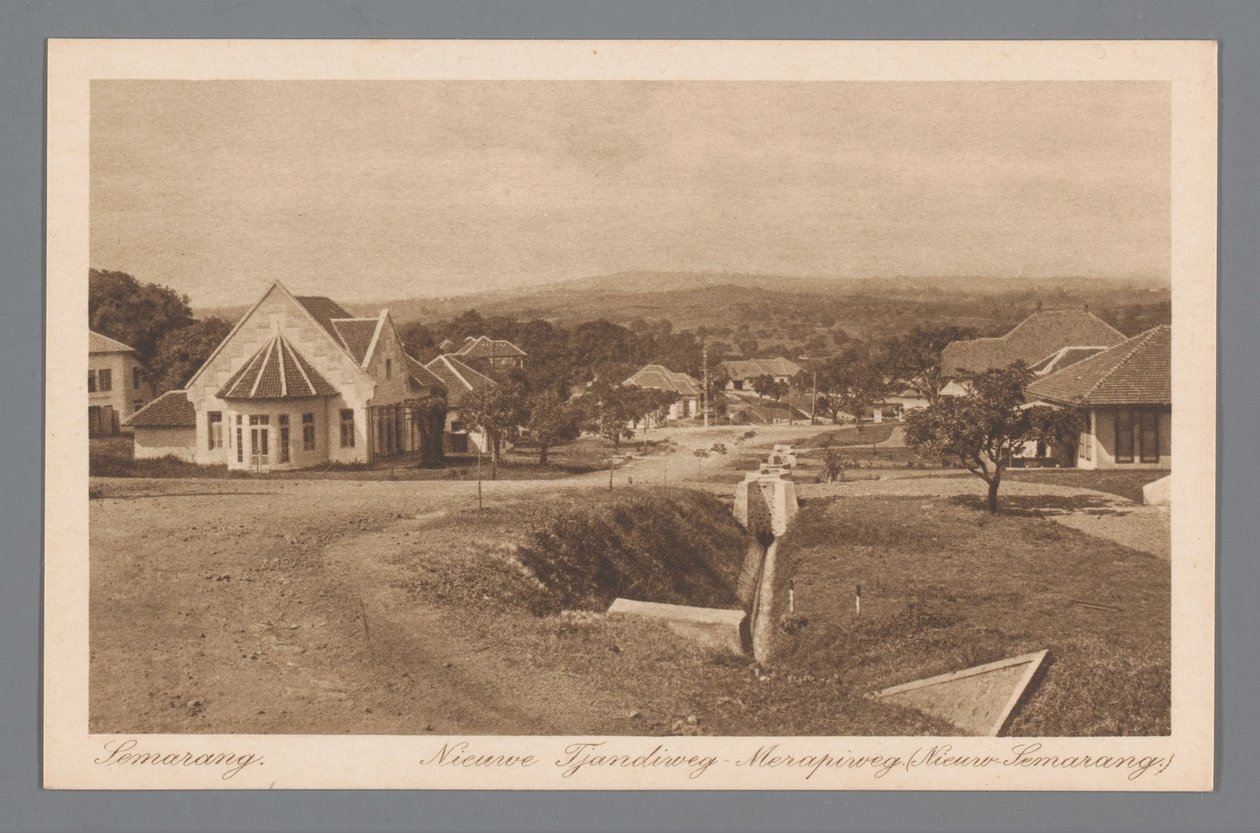 Semarang. New Tjandiweg-Merapiweg. (New Semarang) by Otto Hisgen