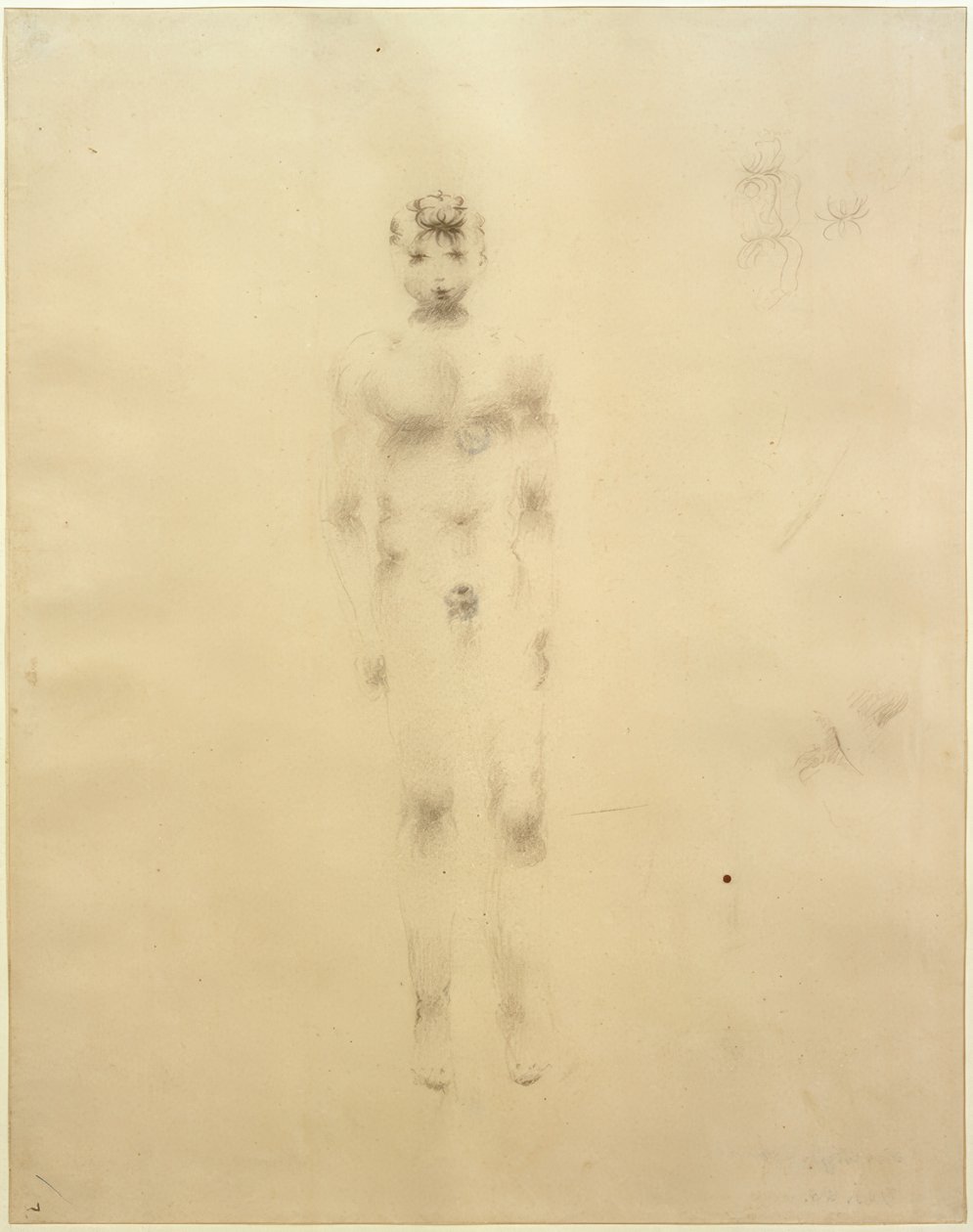 Nude Boy with Hanging Arms by Otto Meyer Amden