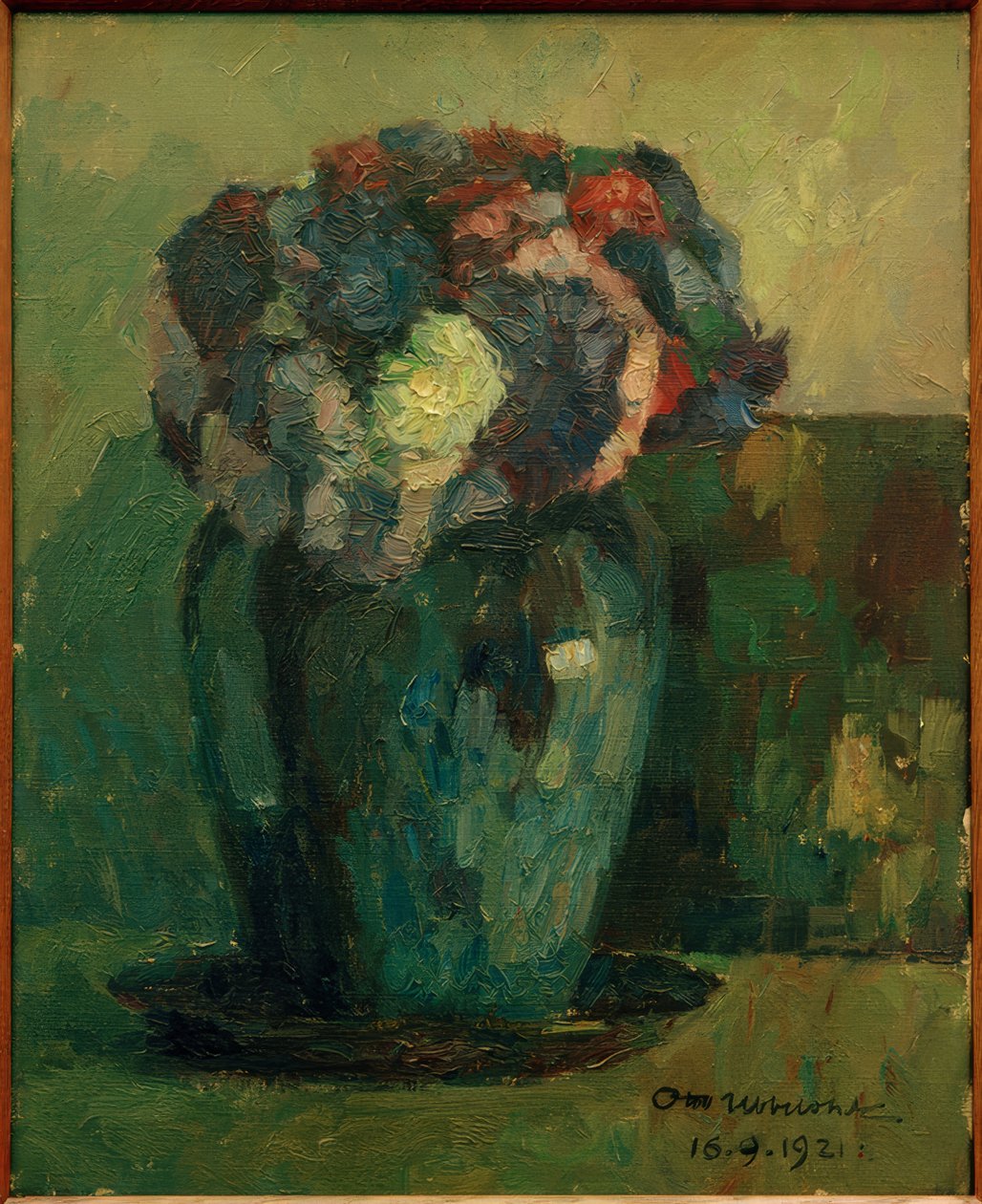Vase with Asters by Otto Ubbelohde