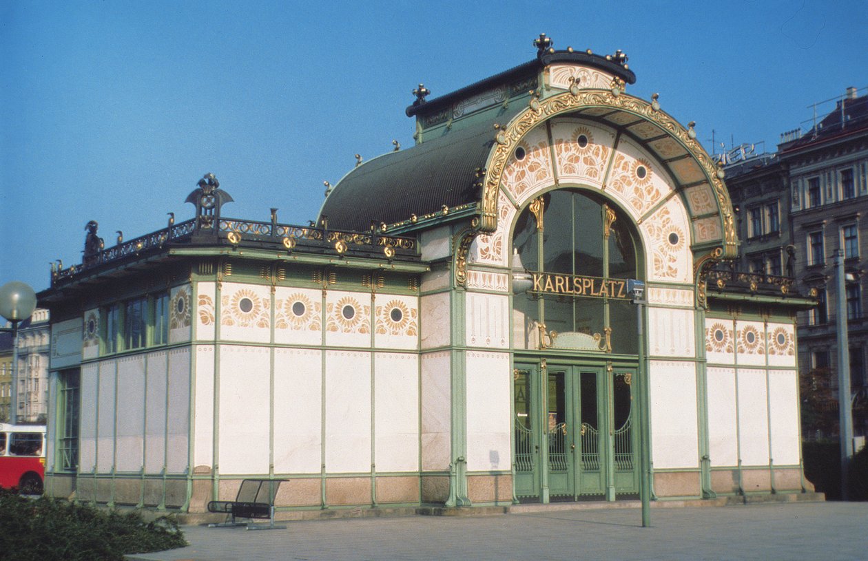 Karlsplatz Stadtbahn, Designed by Otto Wagner by Otto Wagner