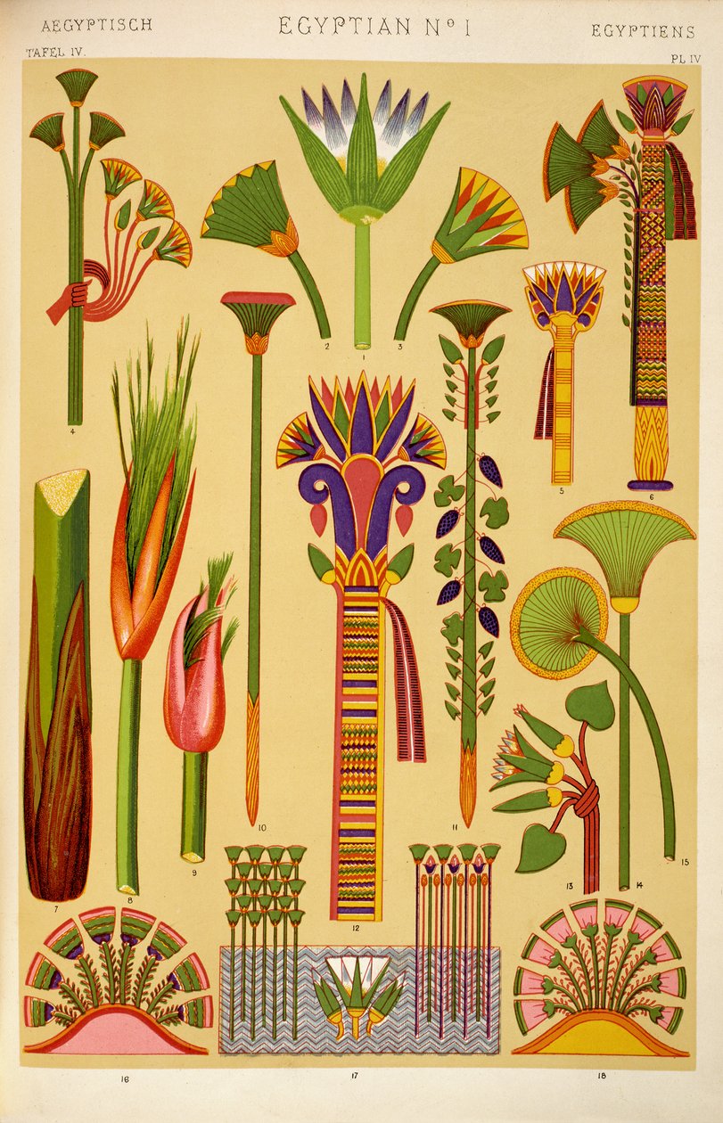 Egyptian Ornament from Ch II, Plate IV of 