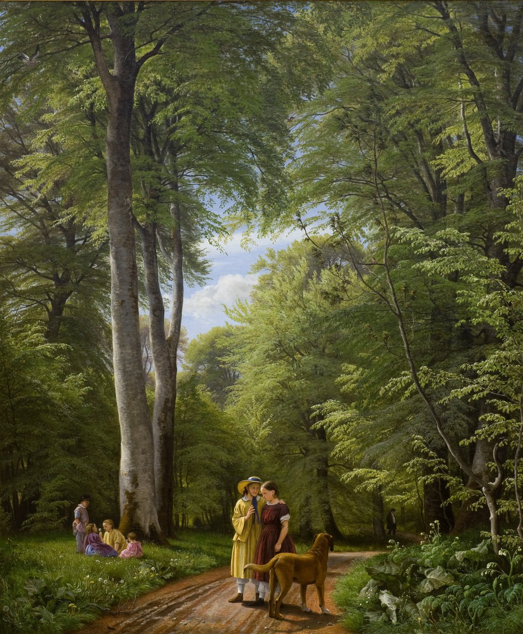 A Beech Wood in May near Iselingen Manor, Zealand by P.C. Skovgaard