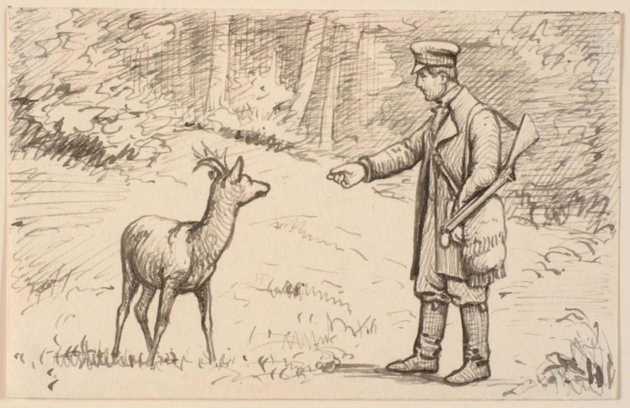 The Meeting in the Forest by P.C. Skovgaard