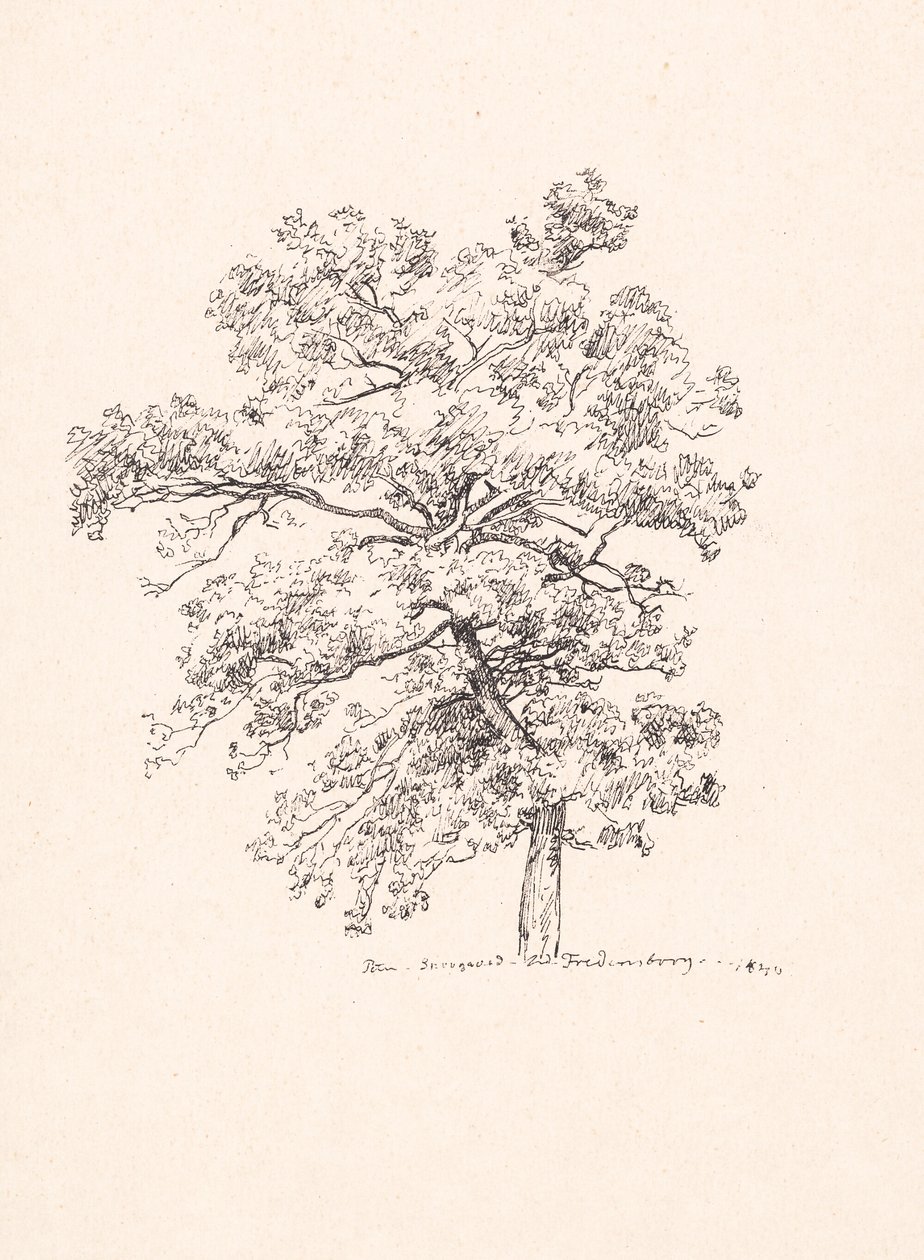 Tree at Fredensborg by P.C. Skovgaard