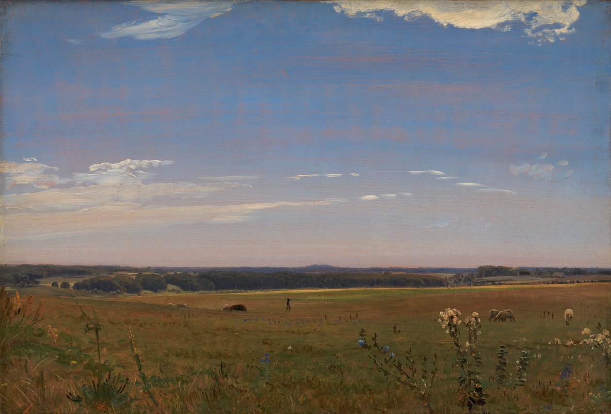 View Towards the Manor Beldringe by P.C. Skovgaard