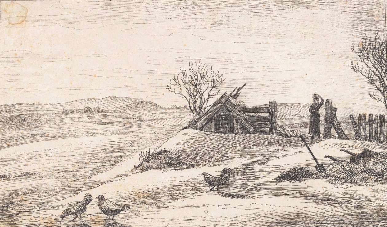 Winter Landscape near Vejby by P.C. Skovgaard