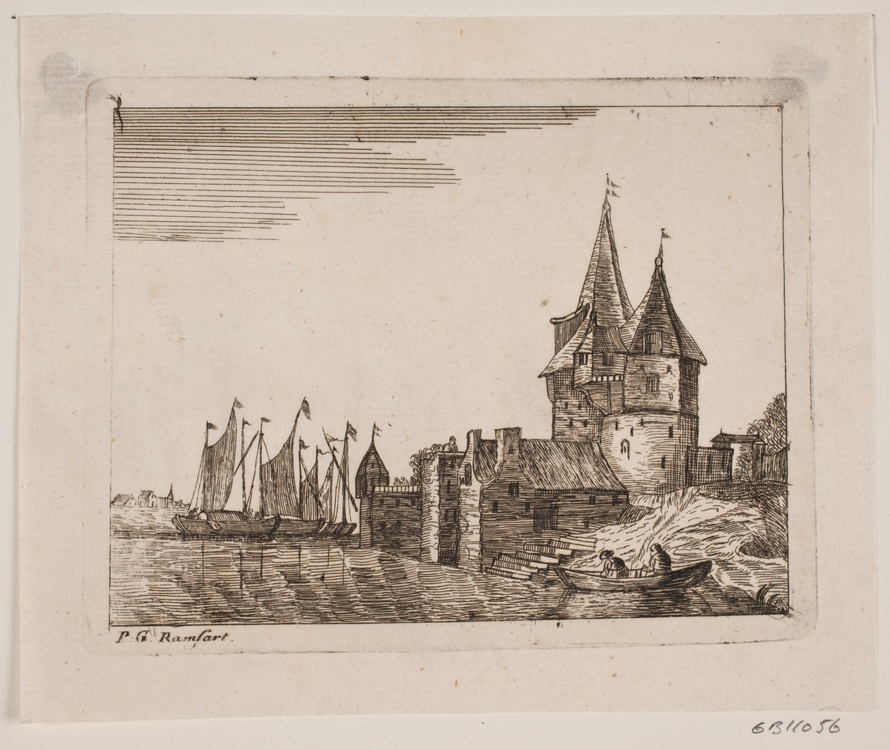 River Scene by P.G. Ramsart