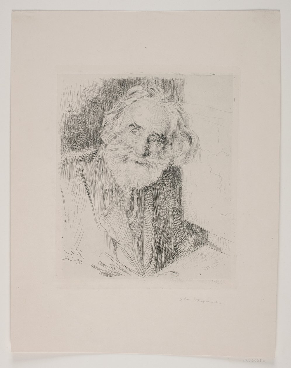 Portrait of Vilhelm Kyhn by Peder Severin Krøyer