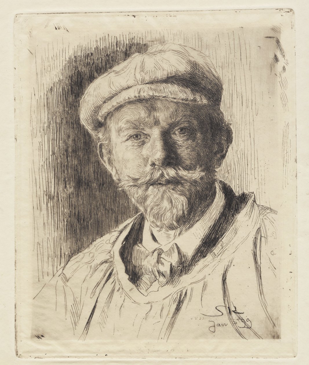 Self-Portrait by Peder Severin Krøyer