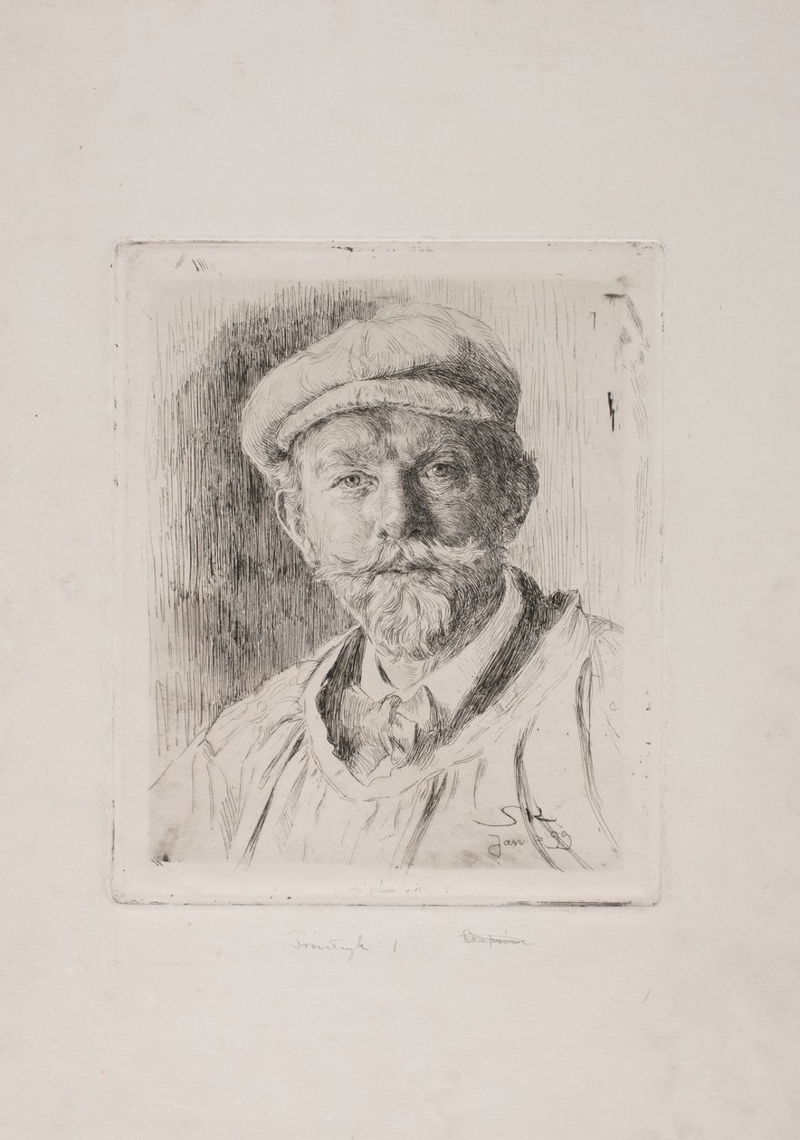 Self-Portrait by Peder Severin Krøyer