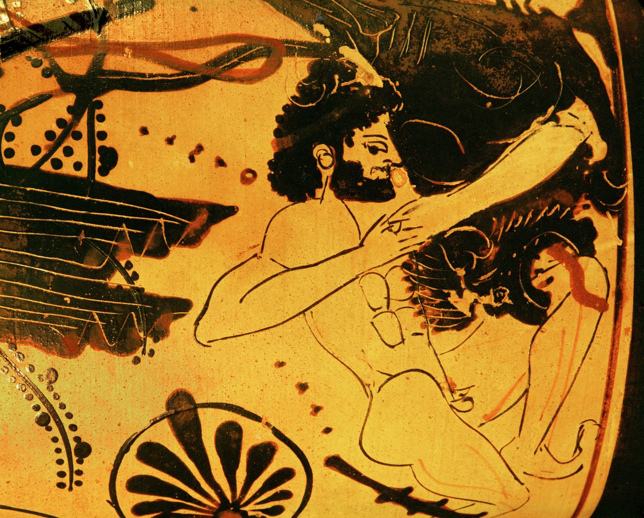 Heracles Killing the Lion by Painter Diosphos